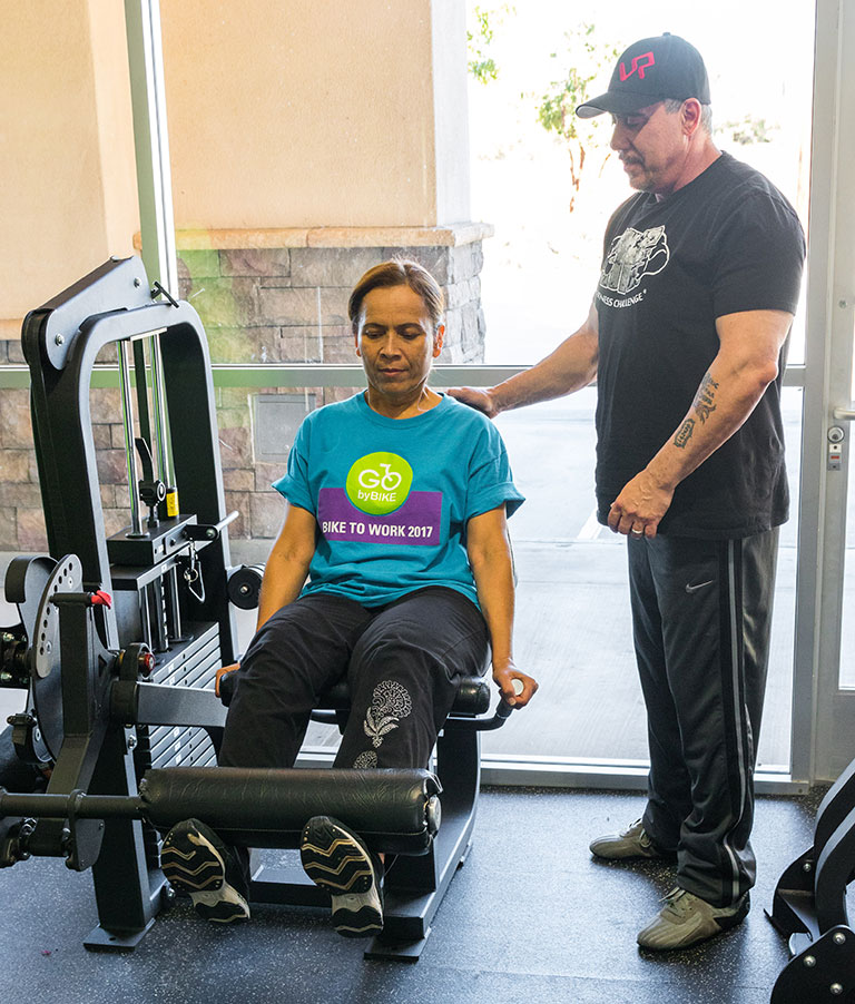 David Lyons working with an MSer