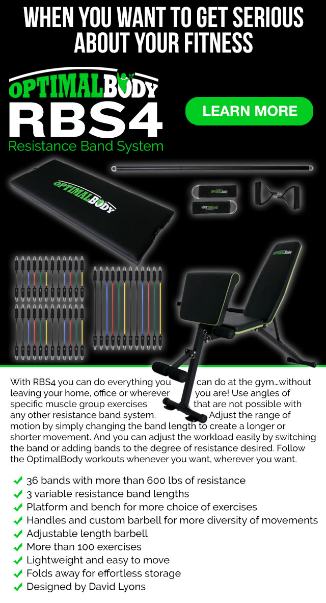 Buy the OptimalBody RBS4 resistance band system