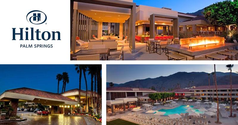 Hilton Palm Springs collage