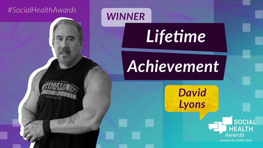Social Health Awards Lifetime Achievement Award for David Lyons